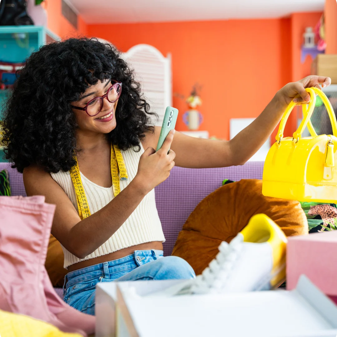 Vendeuse professionnelle de seconde main